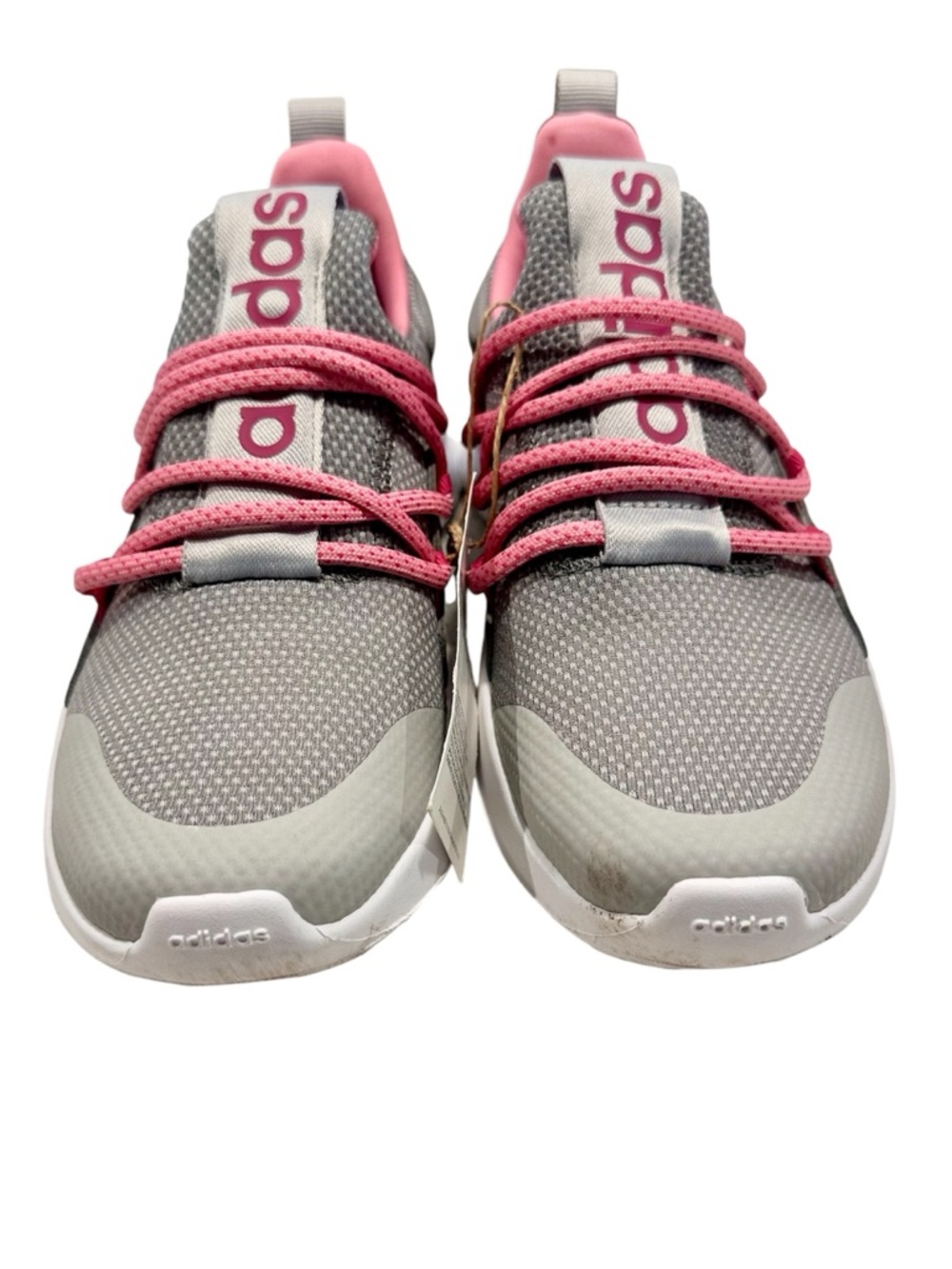 NWT adidas Kids Gray and Pink Lite Racer Adapt 5.0 Running Shoe - Size: 3 - Picture 4 of 9